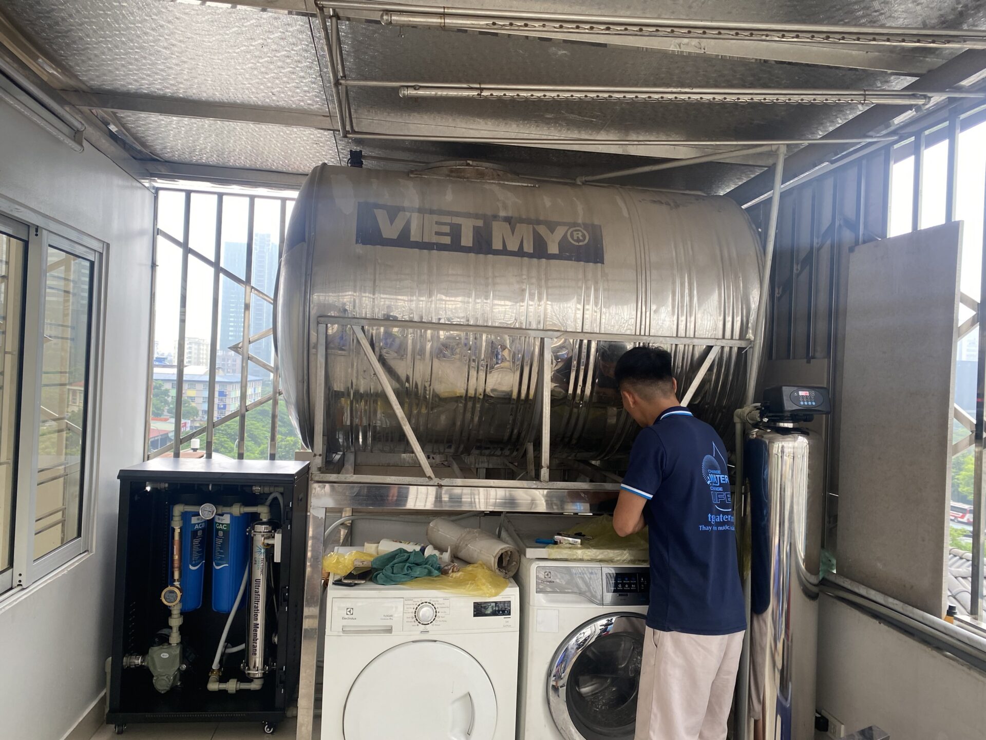 Kỹ thuật đấu nối ống từ téc nước