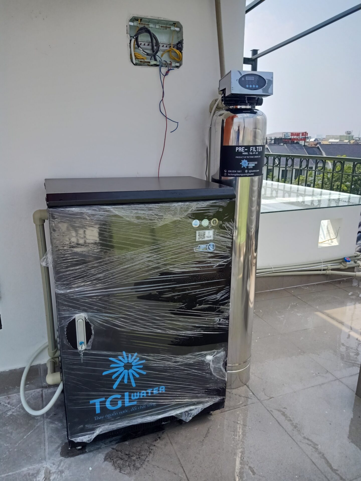 Hộp lọc tinh và cột lọc thô