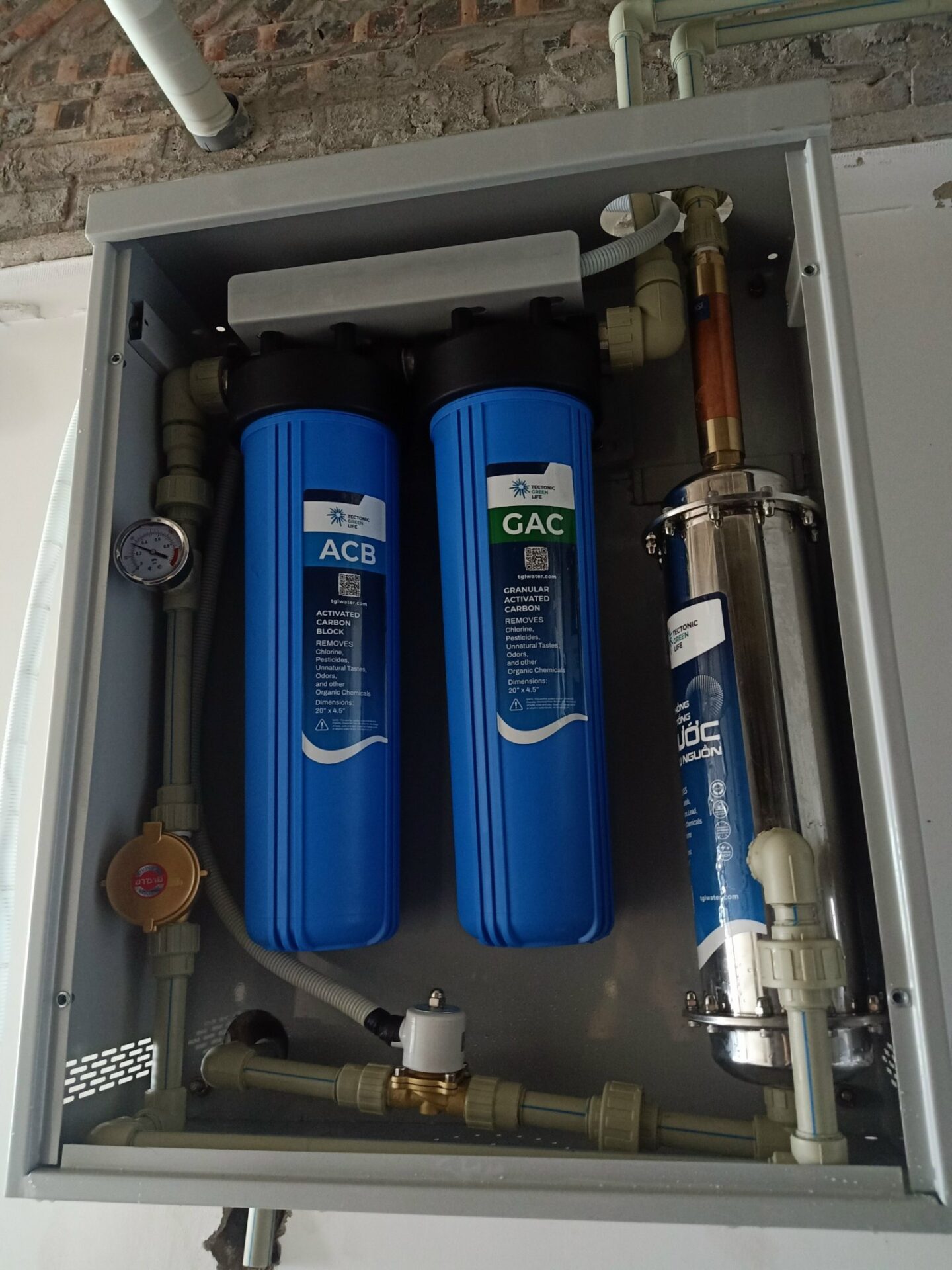 Bộ lọc với 4 cấp lọc